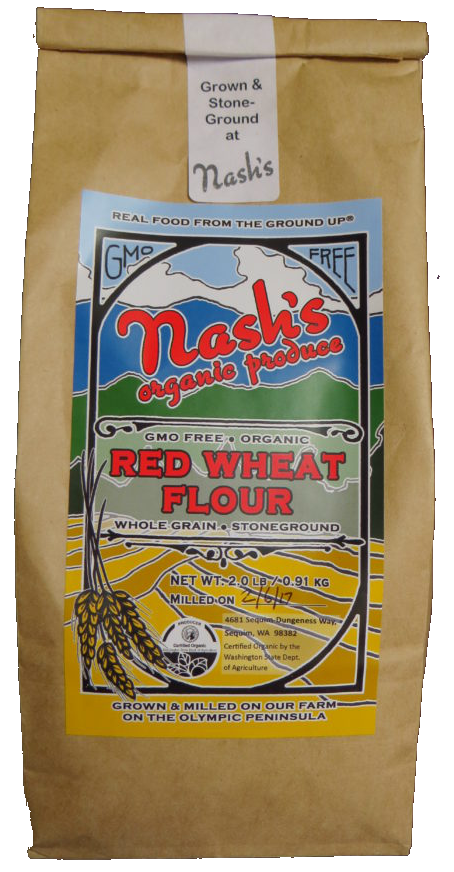 Two-pound hard red wheat flour sack