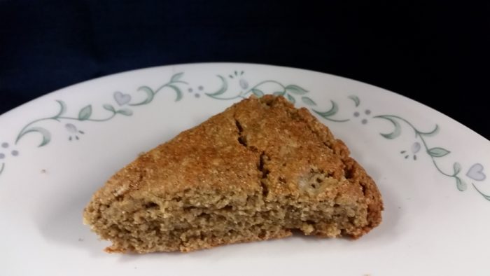 A scone made with Nash's rye flour